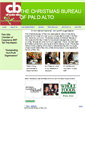 Mobile Screenshot of christmasbureauofpaloalto.org