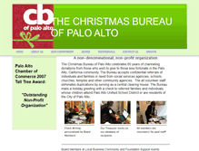 Tablet Screenshot of christmasbureauofpaloalto.org